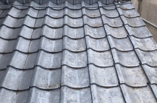 屋根修復前の写真